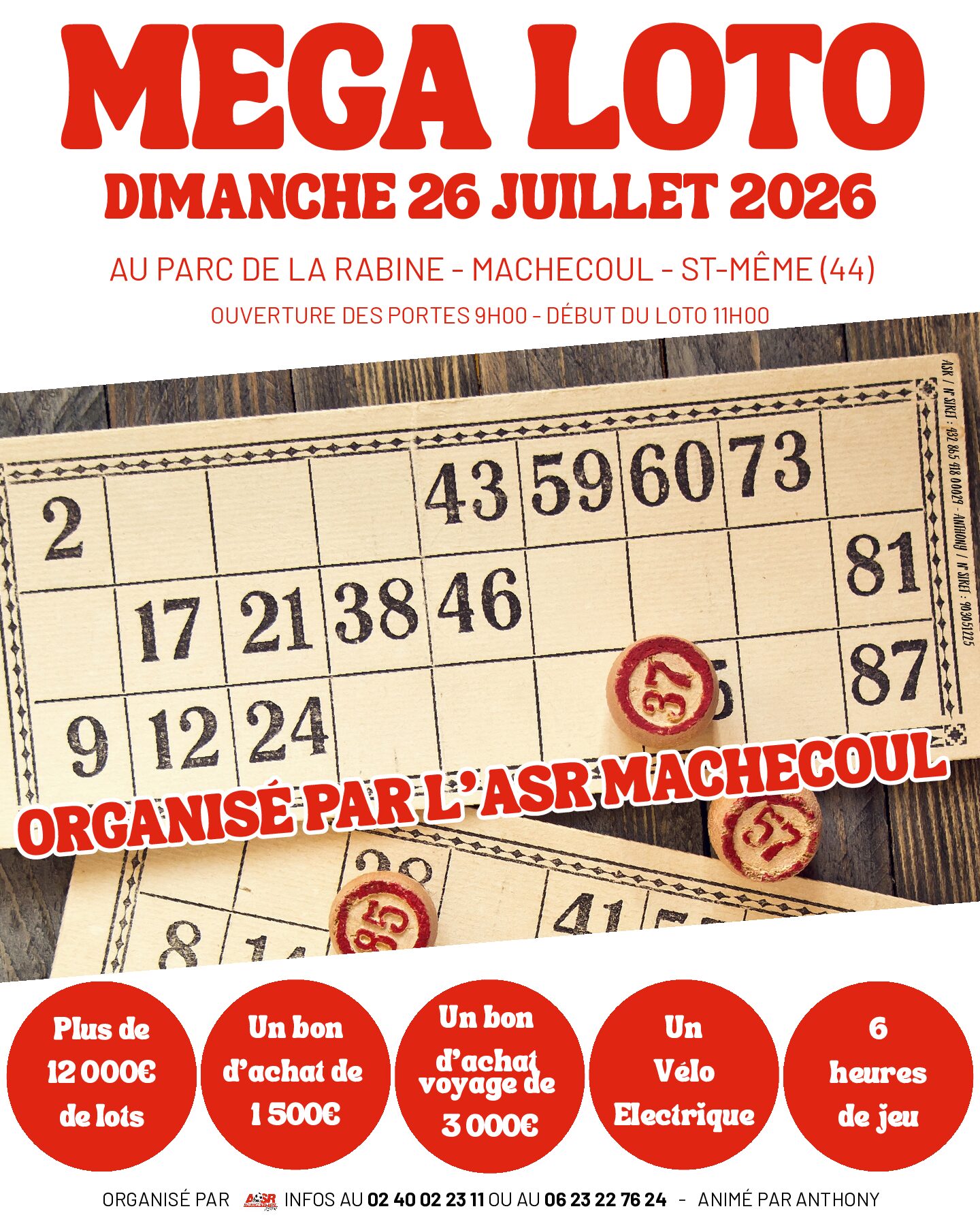Réservation Mega Loto 26 juillet 2026