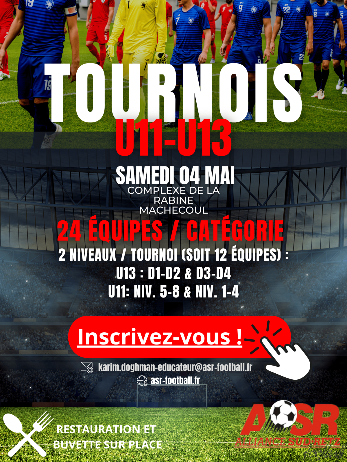 Tournois U11 et U13 @ La Rabine